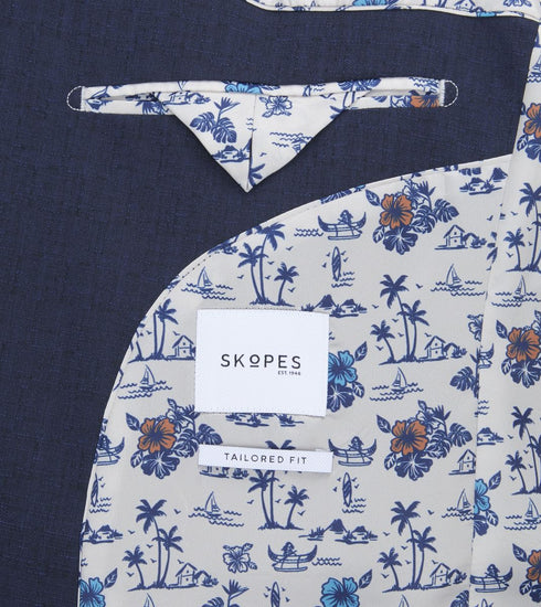 Skopes Caspian Suit Tailored Jacket Navy Blue MM30213